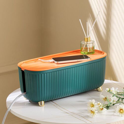 Stripe wire Cable Storage Case Organizer Box Socket Plug Wir
