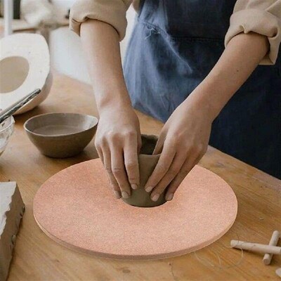 Pottery Wheel Bats 20cm Clay Making Plates Wood Discs DIY