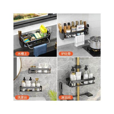 Hanging Storage Rack Kitchen Rag Dish Cloth Sponge Holder