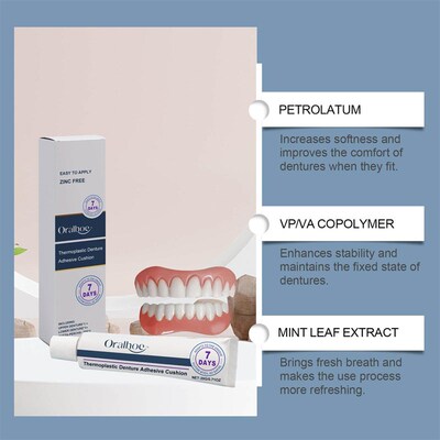 ORALHOE Denture Decoration Set - Gentle and Comfortable Mate