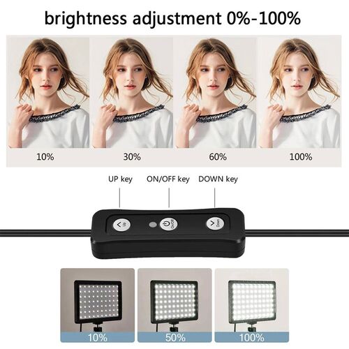 2-Pack Studio LED Video Light Sreaming Lights Computer Light