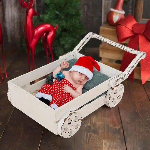 Newborn Photography Bed Retro Wooden Bed Small Furniture