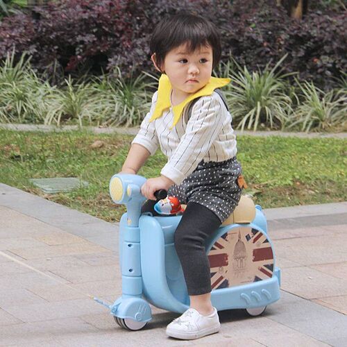 18 inch Lovely animal boy vs girl suitcase Can sit to ride C