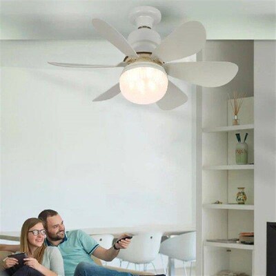 Ceiling Fan with Light E27 Socket Ceiling Fan 3 Wind Speed