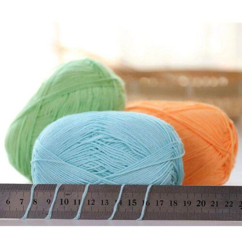 50g Soft Thick Fiber Yarn Bamboo Cotton Yarn Crochet Yarn B