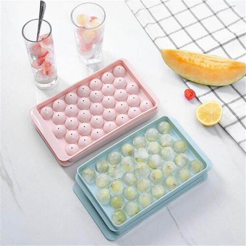 Ice Cube Mold for Home Use - Round Ice Ball Maker, Easy to D