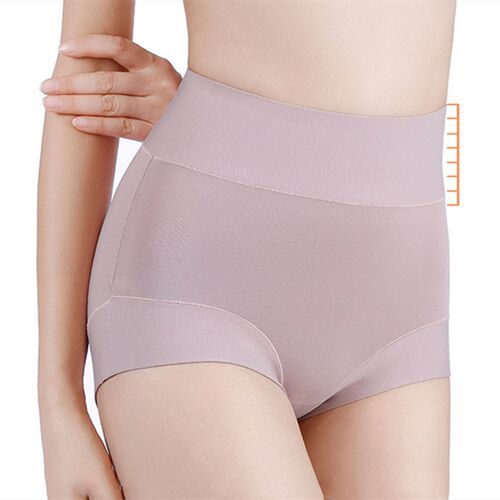 60S Cotton Panties High-Rise Panties for Women Ladies Plus S