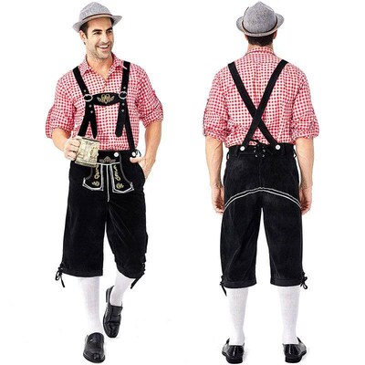 Male Oktoberfest Lederhosen Costume Bavarian Octoberfest Ger