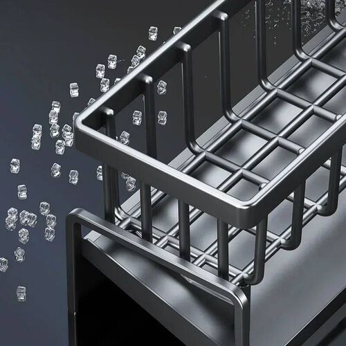Kitchen Shelf Rag Storage Drainage Shelf No-Punch Storage Ra