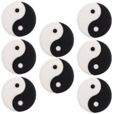 8 Pcs Damper Portable Tennis Racket Absorber Balls Dampener