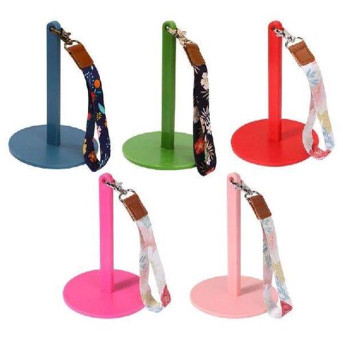Yarn Storage Holders with Wrist Lanyard For Crocheting,