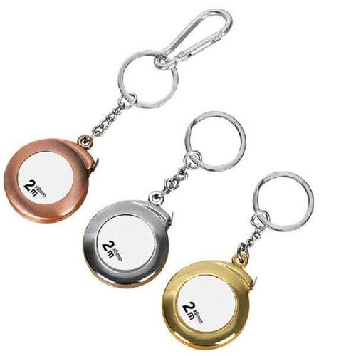 Mini Tape Measure with Keychain 2M Retractable Measuring