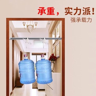 衣柜支撑杆内置挂衣架不锈钢支架伸缩五金柜内挂杆横杆衣杆固定器