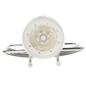 Suction Cup Soap Stainless Dish Vacuum Saver Tray Steel