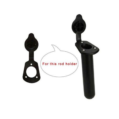 Pack of 2 Fishing Rod Holder Gasket Cap Kit Bracket Rubber
