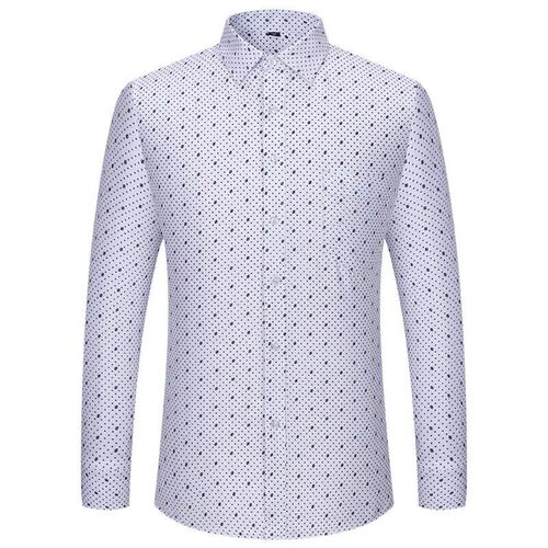 2023 Mans Iron Free Easy Care Long Sleeve Chemise Homme for