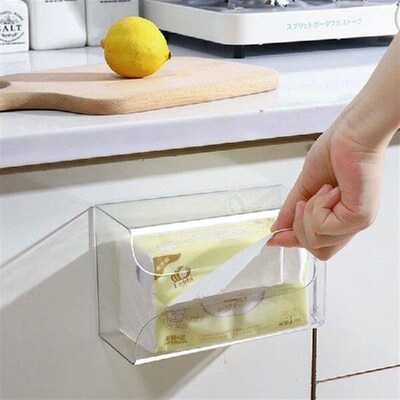 Bathroom Wall-Mounted Self-Adhesive Tissue Box