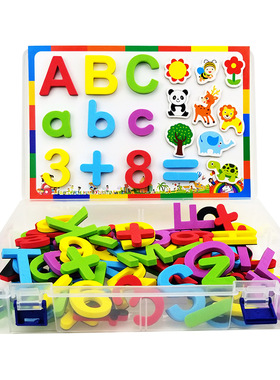 Magnetic Letters 10/26 Pcs Uppercase Lowercase Foam Alphabet