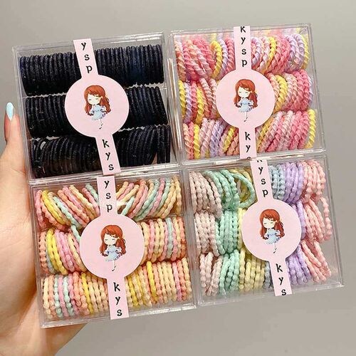 Candy Color Hair Rope Girls Do Not Hit Hair Small Pull Rubbe