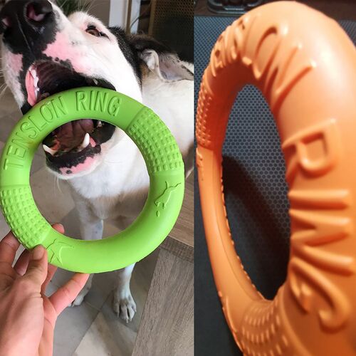 18/27CM Dog Toys for Large Dogs EVA Interactive Training Rin