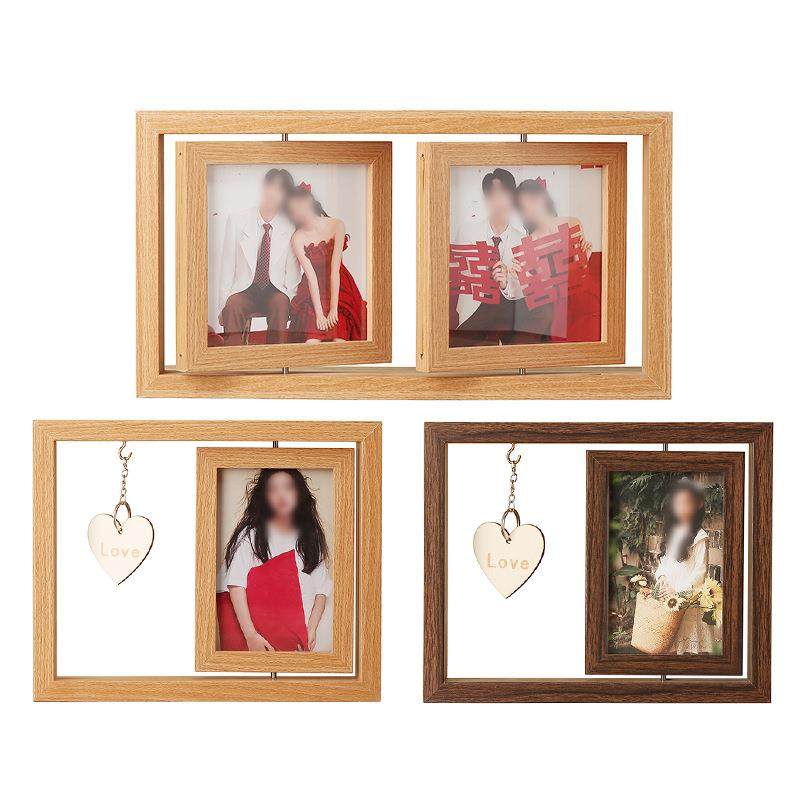 创意旋转摆台叶雕摆台双面相框空框多功能带配饰展示框厂家,家居饰品,DIY亲子装饰画,淘宝优惠券,粉丝福利购,淘宝优惠卷