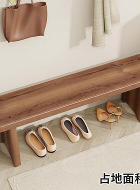 床尾长条凳装服店休息36396凳木质玄关鞋坐凳沙换发凳床边放凳衣