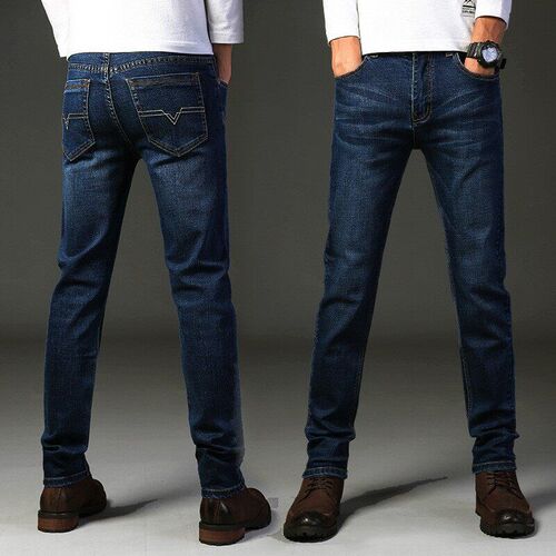 Mens Jeans Korean Style Straight Plus Size Mens Business E