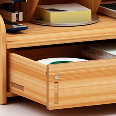 Wooden Multi-function Desktop Pen Holde 5 Layer Desk Organiz