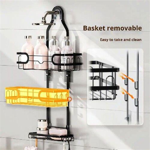 Hanging Shower Storage Rack Capacity Shower Organizer 3