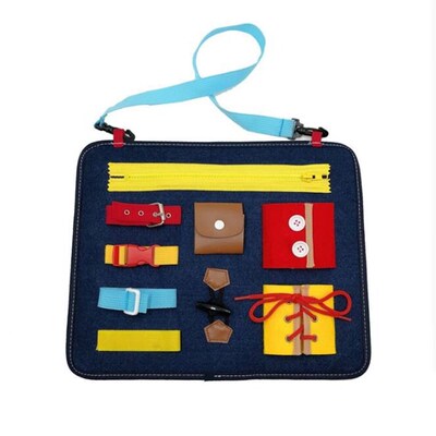 Kds MonTessor Toys BaBy Busy Board BucKle Tranng