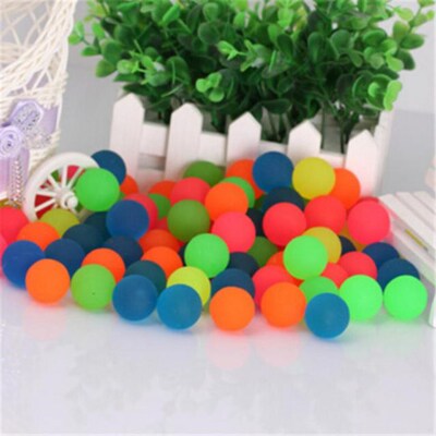 10pcs/lot Pets Toy Ball Colored Bouncing Ball Rubber Outdoor