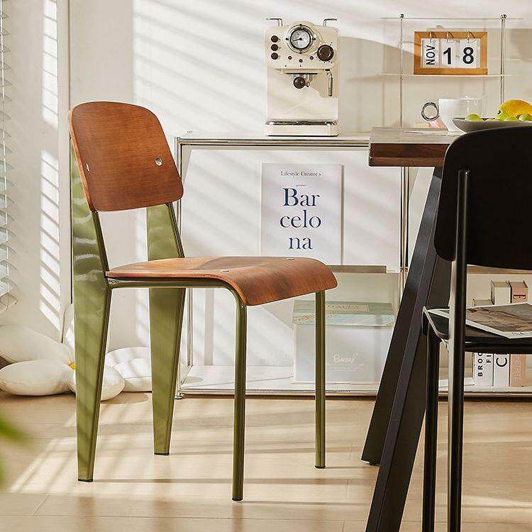 复古餐椅标准椅设计师实木椅子家用靠背学生书桌椅简约餐桌椅子