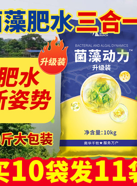 菌藻动力水产养殖复合藻种em菌种小球藻硅藻培藻虾蟹鱼塘肥水膏粉