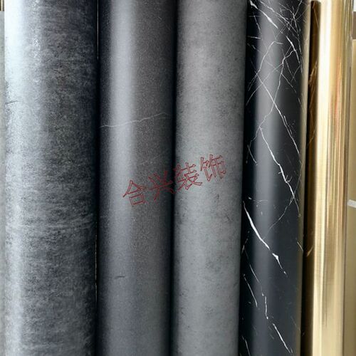 水泥纹大理石水磨石波音软片加厚pvc贴纸防水自粘木门柜家具翻新
