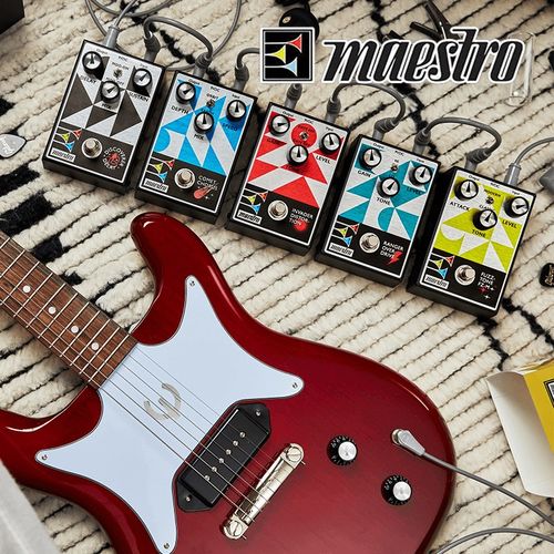 Gibson旗下Maestro合唱 Fuzz法兹 延迟 过载 失真吉他单块效果器