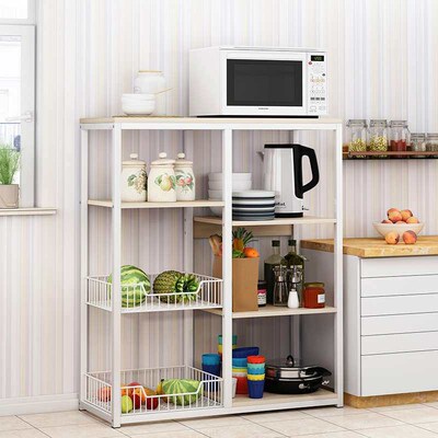 Kitchen storage shelf Floor to floor multi layer storage rac