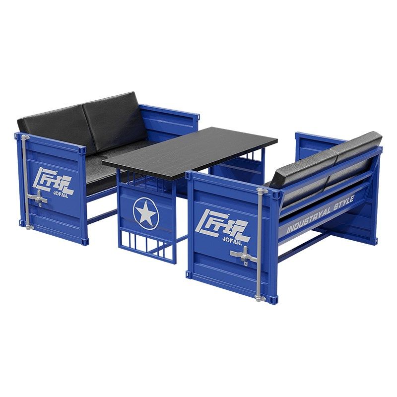 奶茶店卡座沙发商用餐桌咖啡厅清吧烧烤店餐厅铁艺工业风桌椅,商业/办公家具,卡座,淘宝优惠券,粉丝福利购,淘宝优惠卷