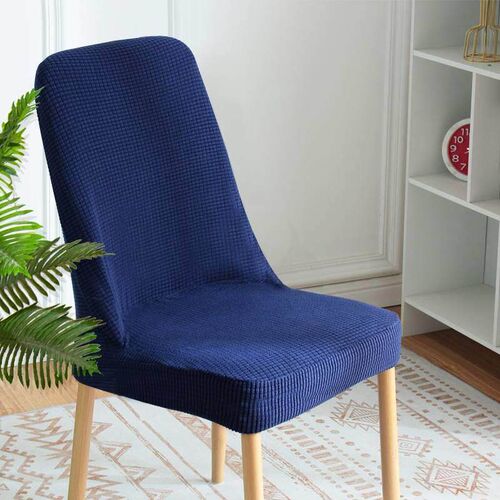 Large arc shaped dining chair cover semicircular chair cover