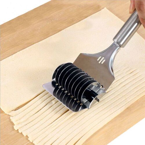 Manual Noodle Cutter Rolling Stainless Steel Spaghetti Maker