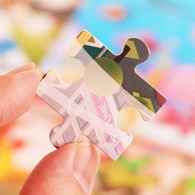 30 Pieces Wooden Jigsaw Puzzle Kids Cartoon Animal Vehicle P