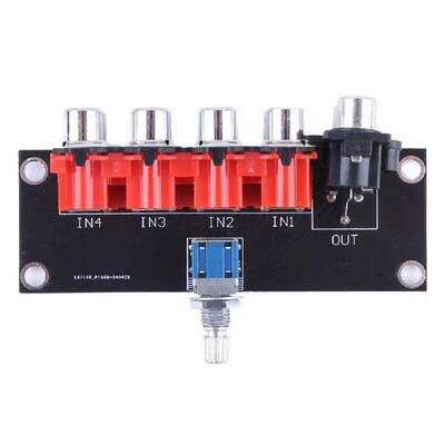 4 Ways 2 Channel Audio Signal Switching Board RAC Lotus