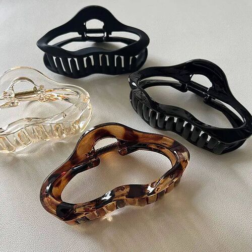 2023 New Liquid Line Hair Clip Womens Autumn and Winter Adv
