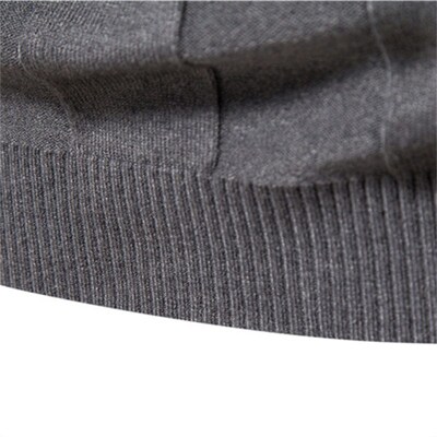 Sweater Mens Turtleneck Casual Knitted Warm Bottoming Shirt