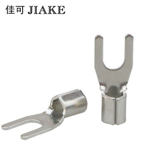 冷压接线端子UT1.5 3铜接线鼻子接头线耳1000只U型Y形叉形裸端头