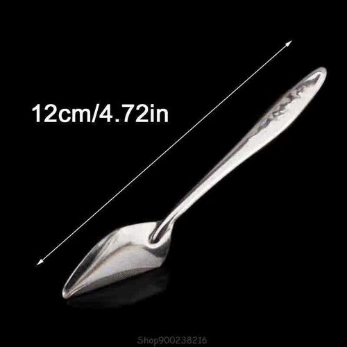 5 Pcs Baby Bird Pointed Feeding Spoon Stainless Steel Milk M