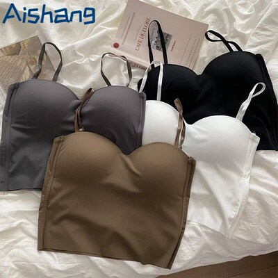Hot Girls Thin Section Double Straps Solid Color Suspenders
