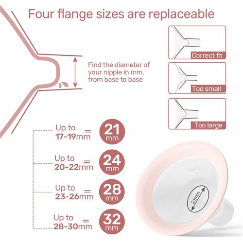 NCVI Manual Wearable Breast Pump  Breastmilk Collector