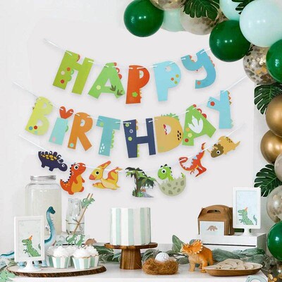 Dinosaur Disposable Tableware Dinosaur Birthday Party Decora