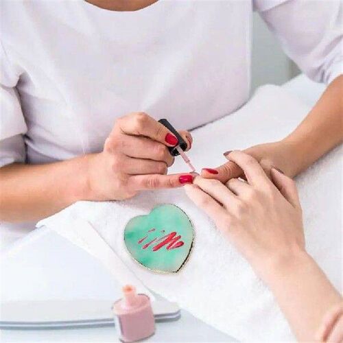 Nail Pallet for Nail Art Small Heart Shape Color Mixing