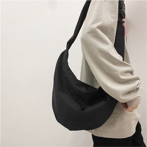 Nylon Crossbody Bag Womens New Fashionable Dumpling Bag Lig